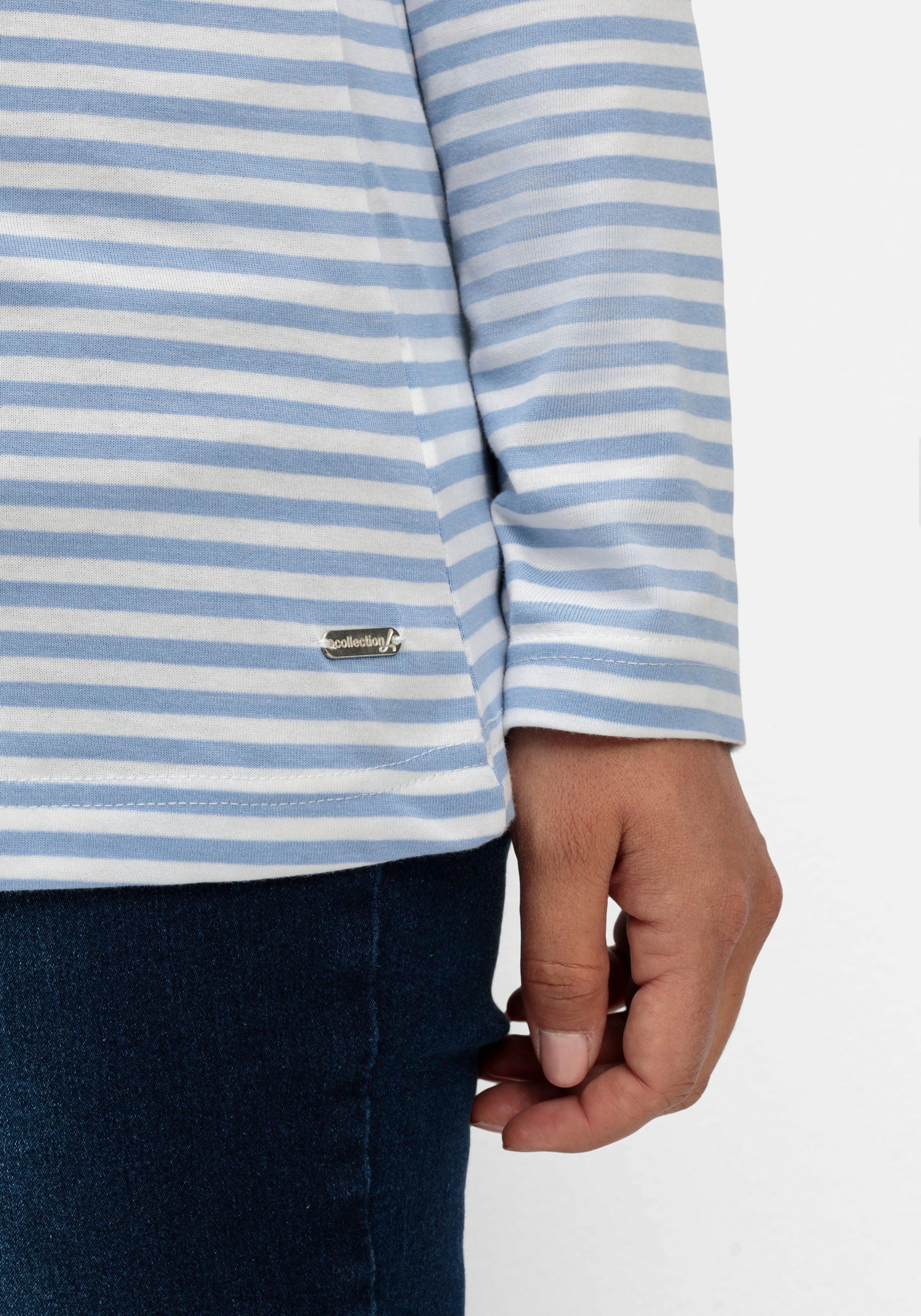 Ringelshirt mit Rundhalsausschnitt