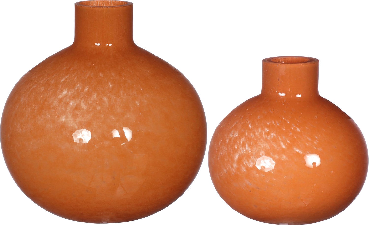 Vaas Rose oranje 18 x 18 x 18 cm