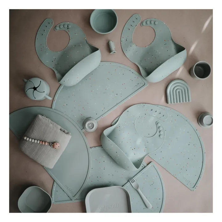 Mushie Bavoir en silicone | Sauge