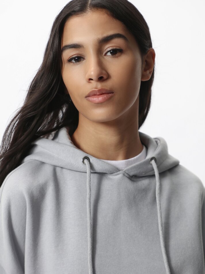 Moletom oversized - Cinza Médio