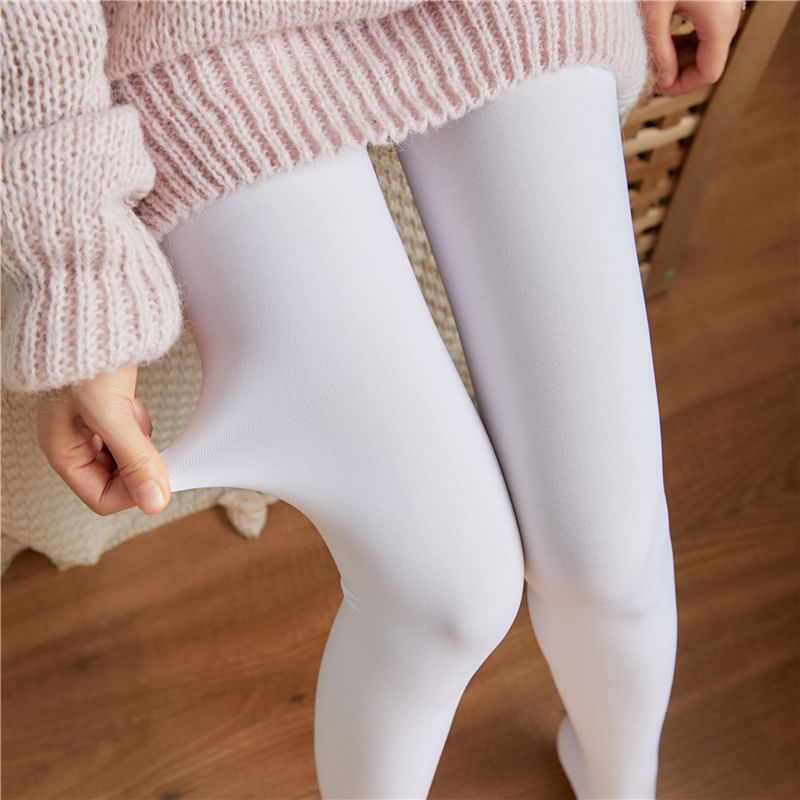 Geisha - Hoge taille effen panty's