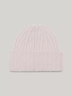 Gorro de malha com monograma TH Essential Chic