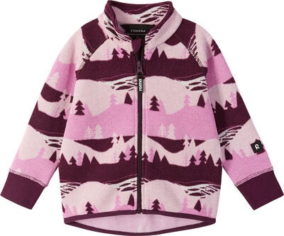 Reima Ornament Fleecejakke, Cold Pink