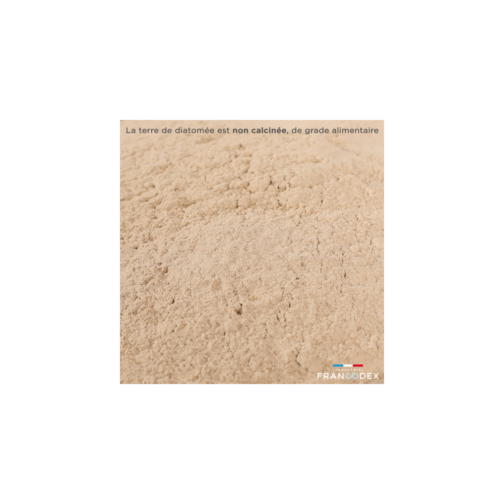 Terre de diatomée 450 g, asséchante, absorbante pour poulaillers, clapiers,