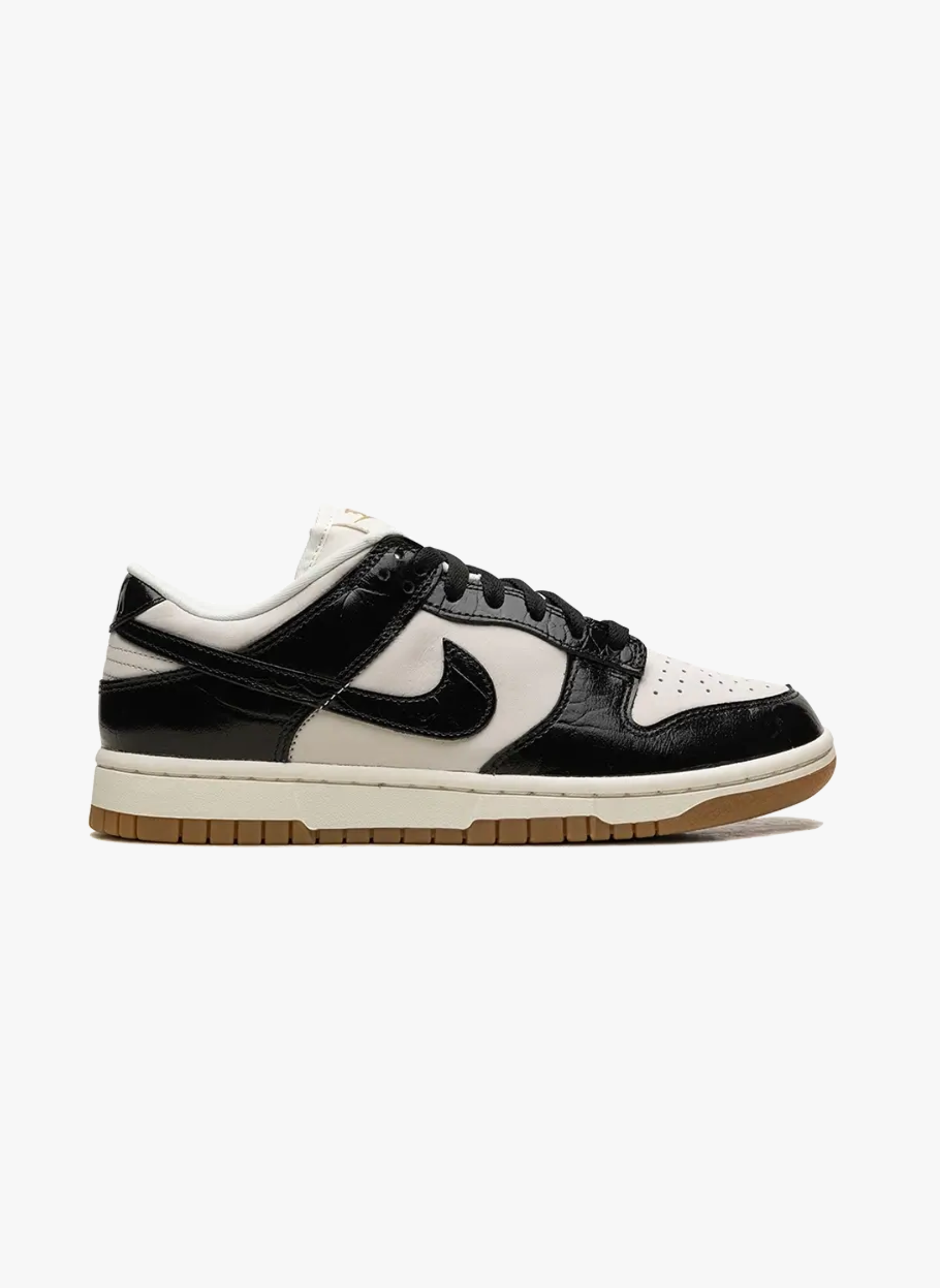 Nike dunk low lx black croc | Blanc
