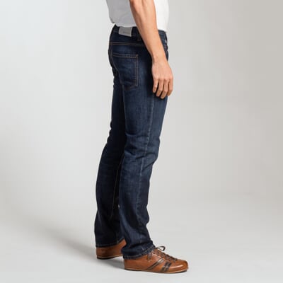 Herrenjeans Slim Straight, Blau