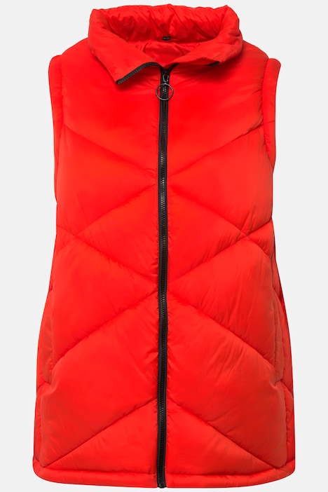 HYPRAR 2-in-1-Pufferjacke, Ärmel abnehmbar, Stehkragen