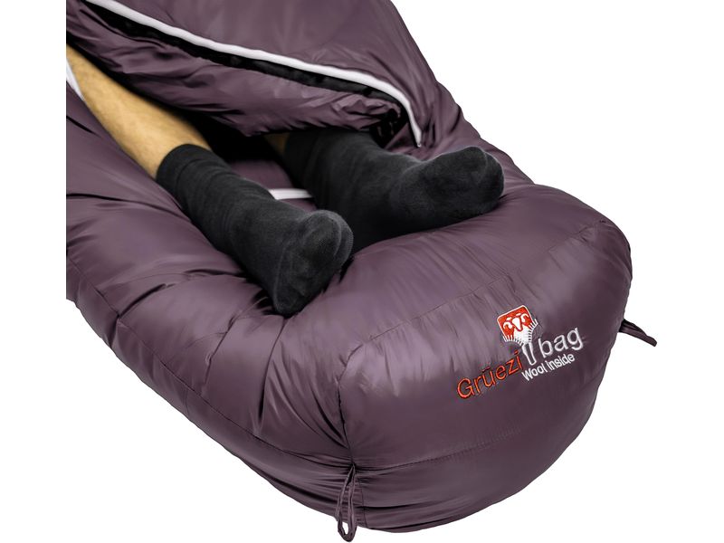 Grüezi Bag Schlafsack Biopod DownWool Subzero 175 Nylon, Be 3-Saisonschlafsack