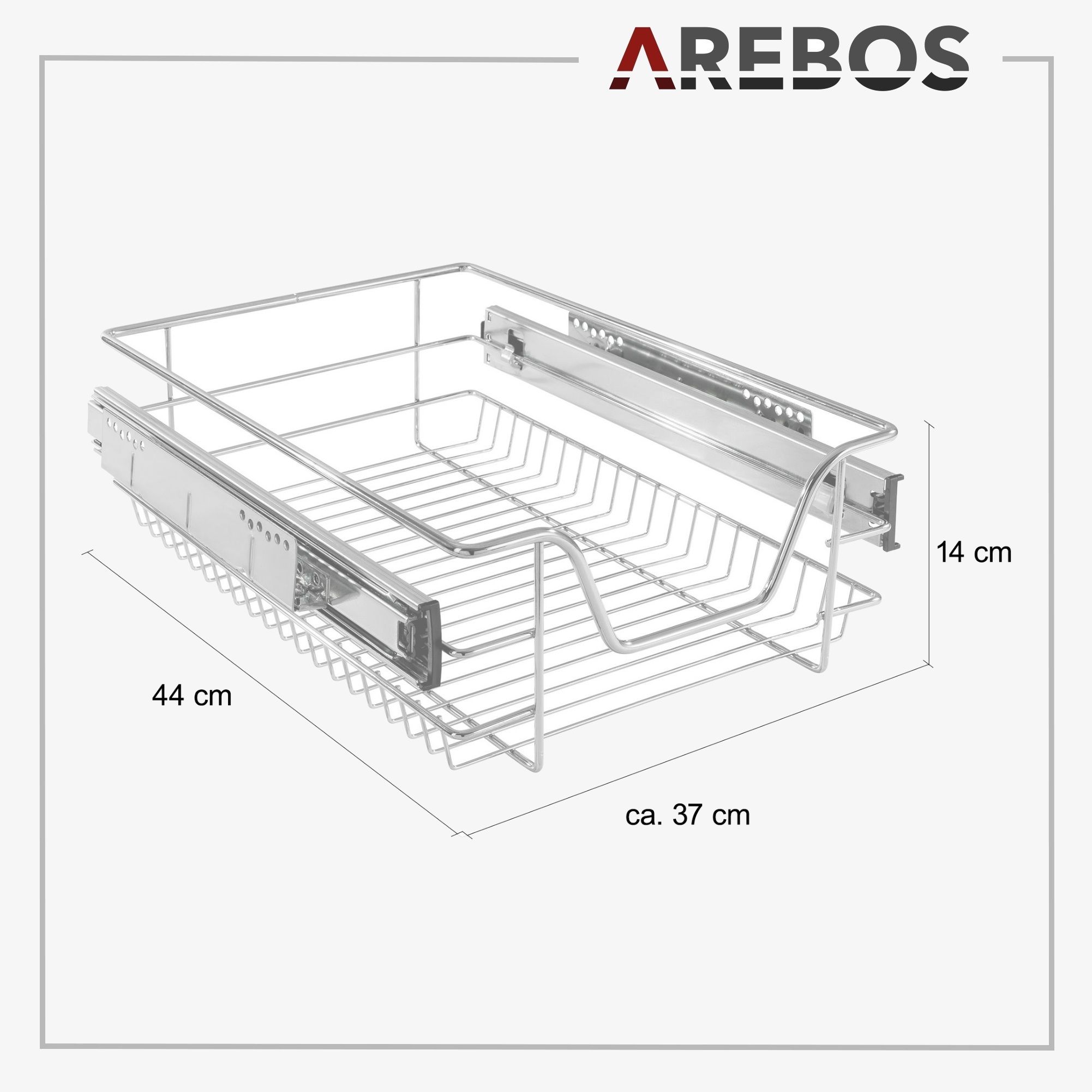 Teleskop Schublade 40cm