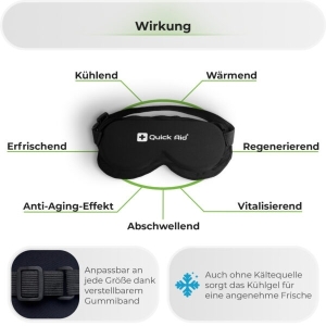 Quick Aid Augenmaske, 1 Stück