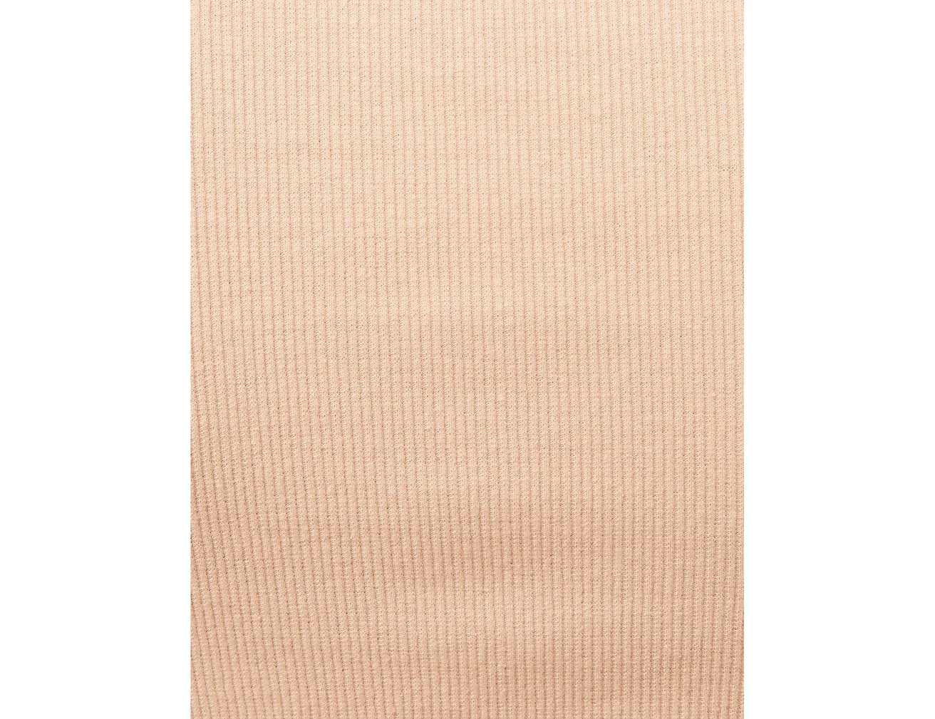 Pull col montant beige