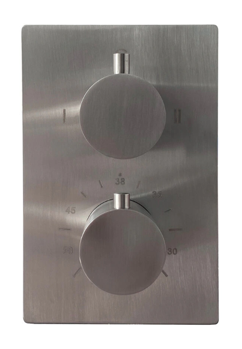 Saniclear Exclusive volledig 304 RVS inbouw regendouche 20cm met staaf handdouche wandmontage