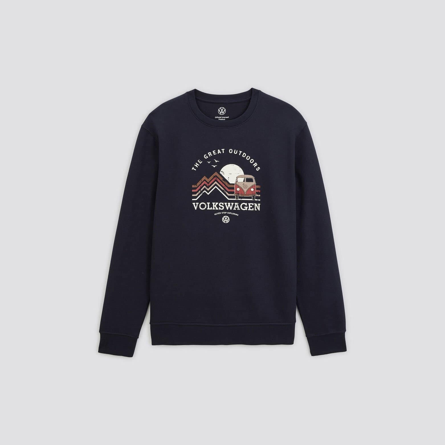 Sweat licence Volkswagen imprimé Bleu foncé