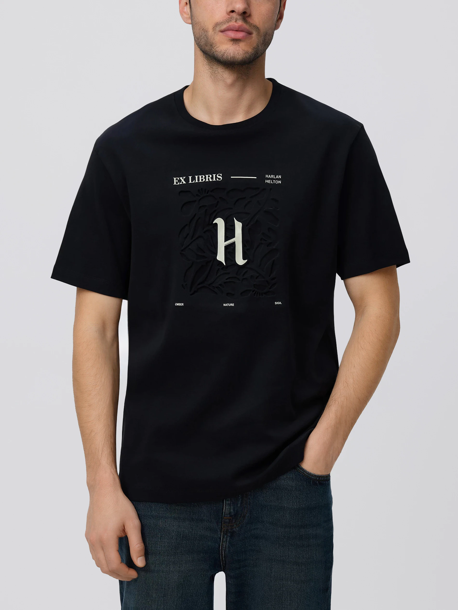 T-Shirt im Regular-Fit mit Applikation