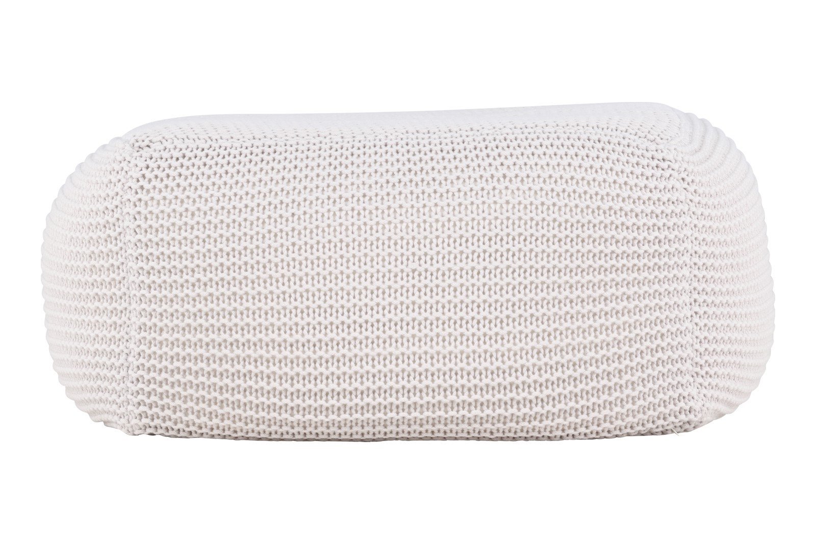 Luca puff 60x60cm, hvit\n