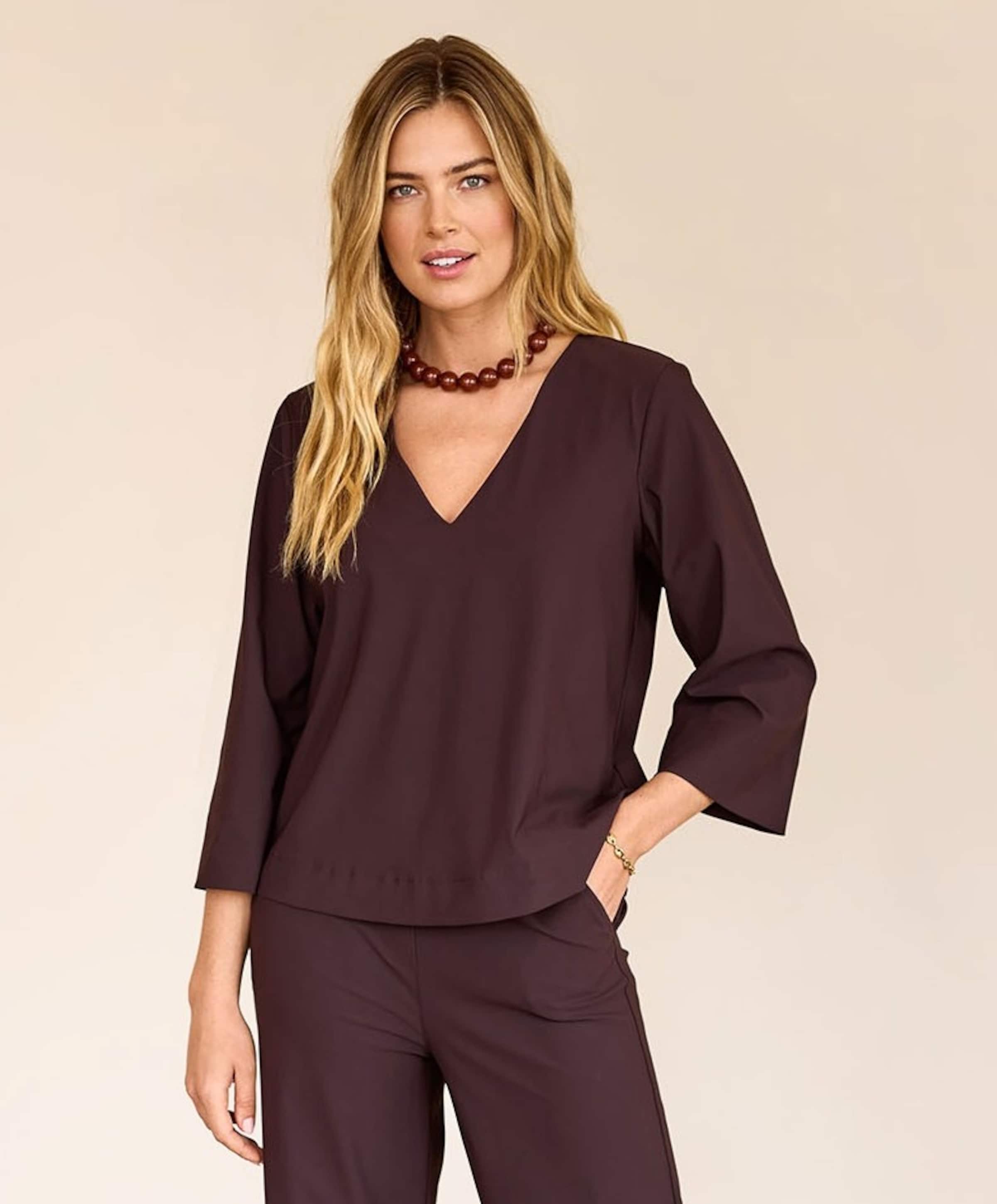Studio Anneloes Dames longsleeve bruin