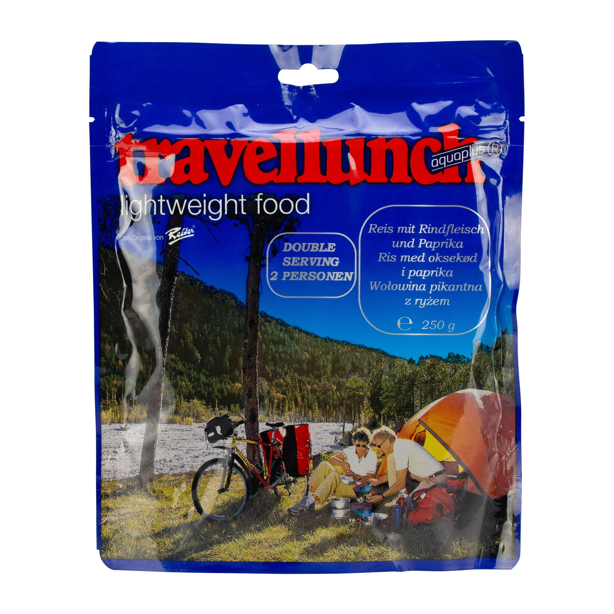 Travellunch -  Reis mit Rindfleisch und Paprika 2er Packung