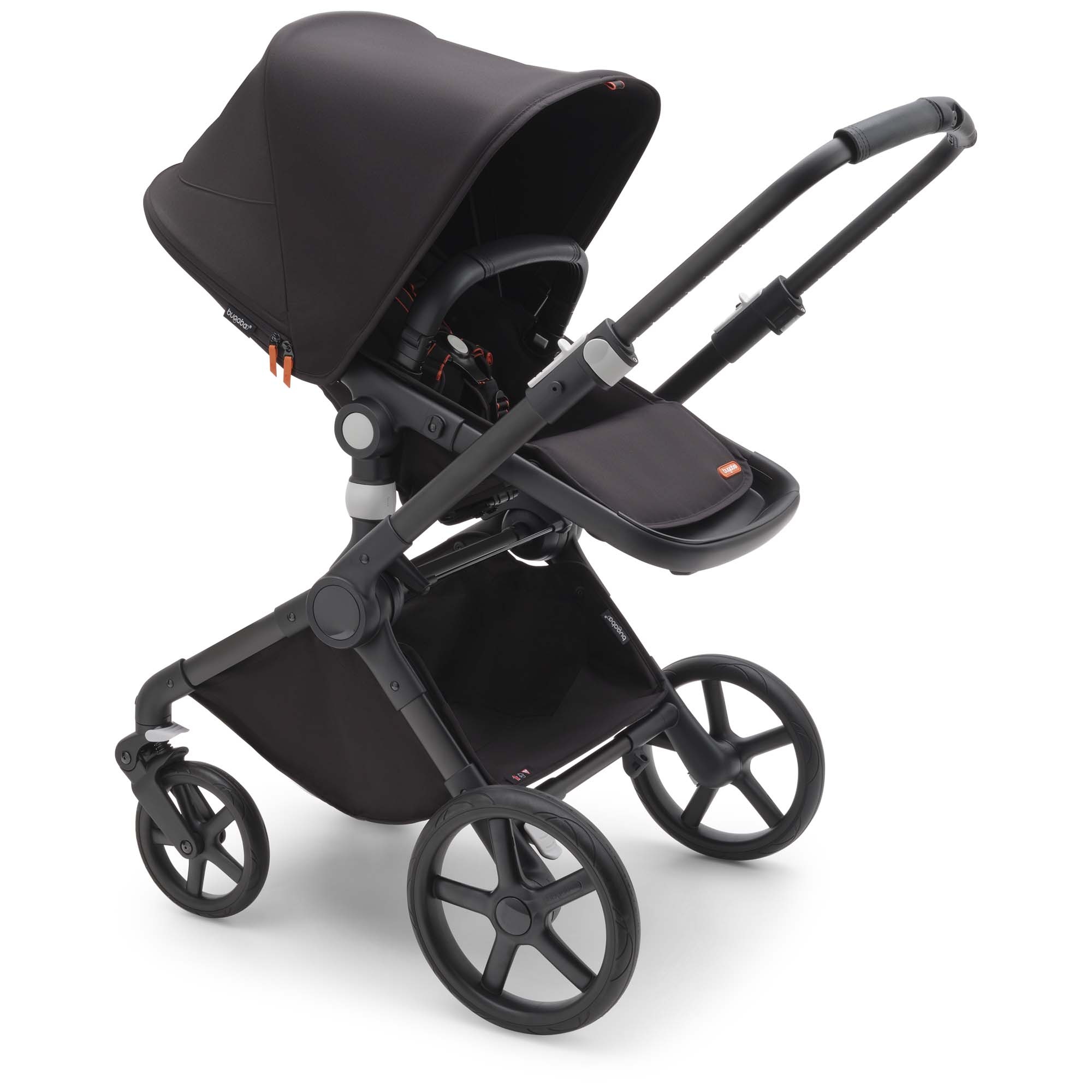 Bugaboo Fox Cub Black Midnight Black - kinderwagens - Prénatal