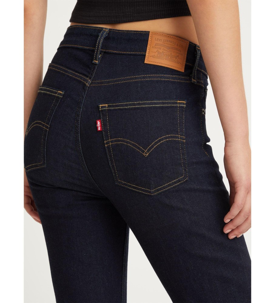 Calça jeans skinny Levi's 721 azul marinho