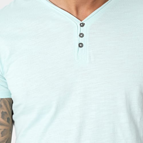 Polo Manches Courtes Bleu Clair