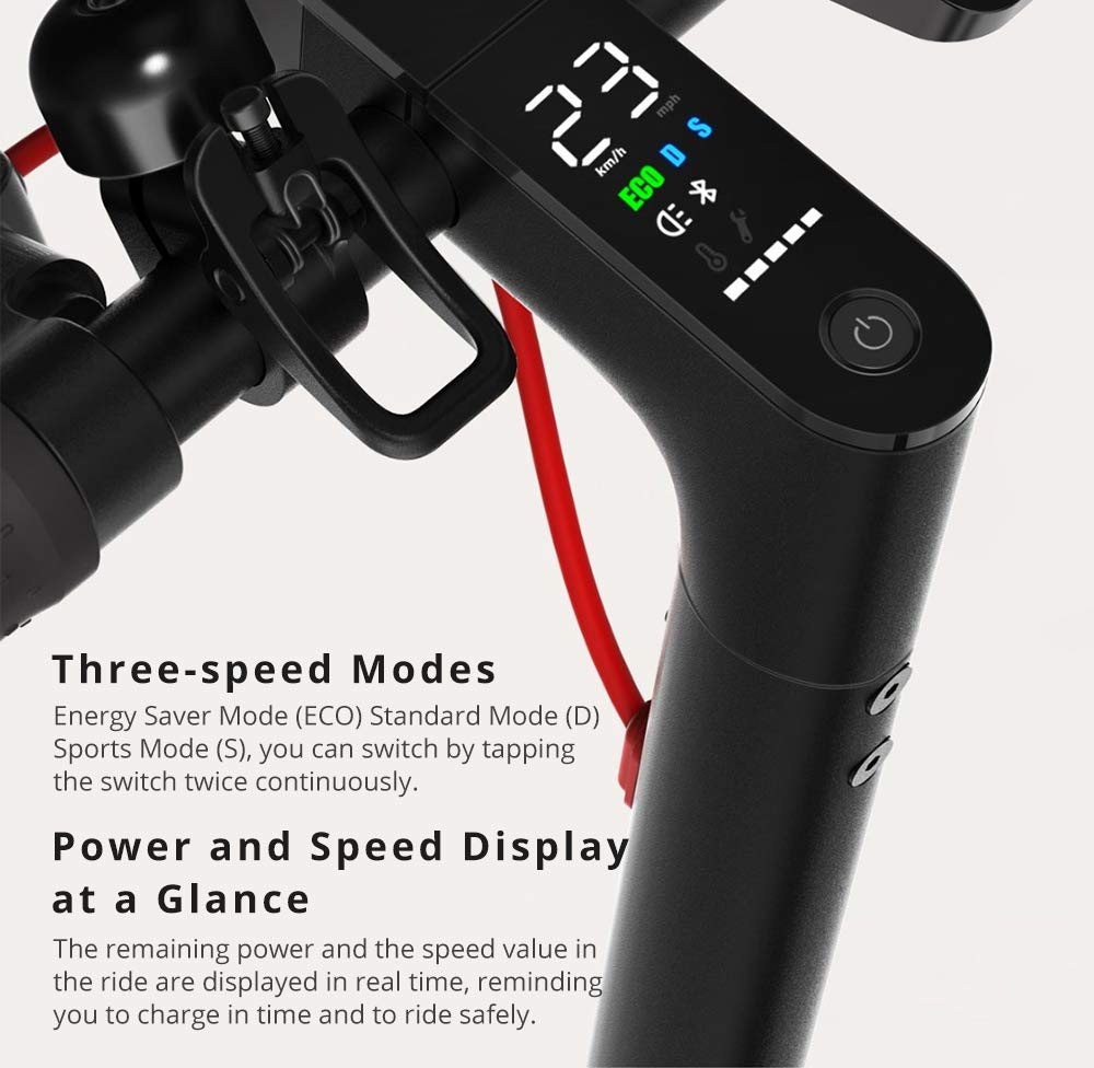 Patinete Elétrico Xiaomi Mi 2 Pro - FBC4015GL - Preto - 25 km/h - 45 km de autonomia