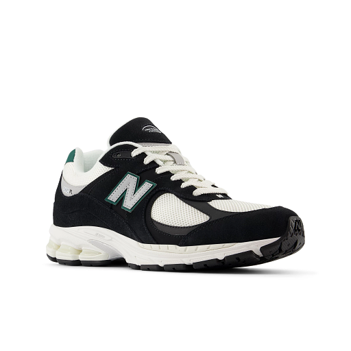 New Balance 2002R Sneakers, Black/Marsh Green, 45