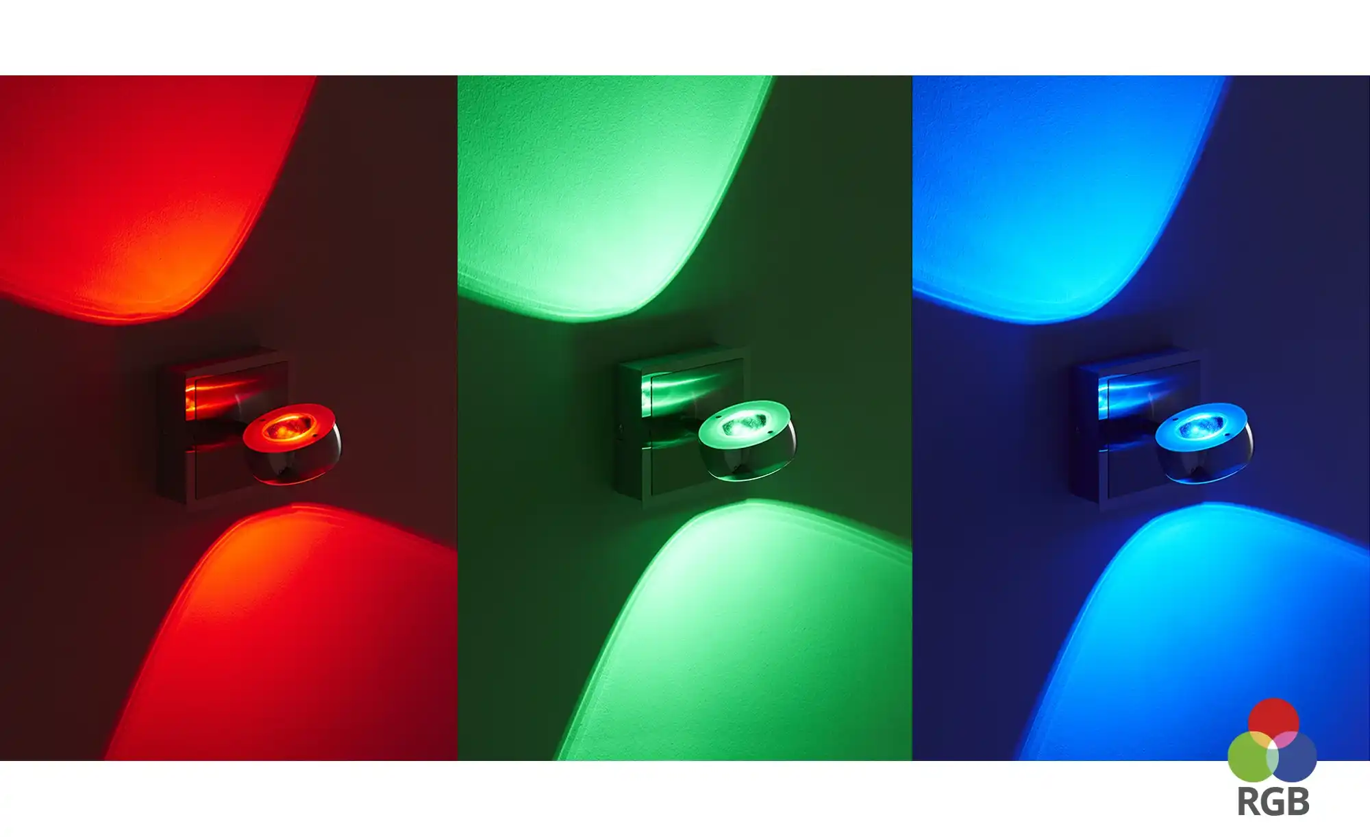 Paul Neuhaus Smart Home-Wandleuchte, 2-flammig, Nickel matt