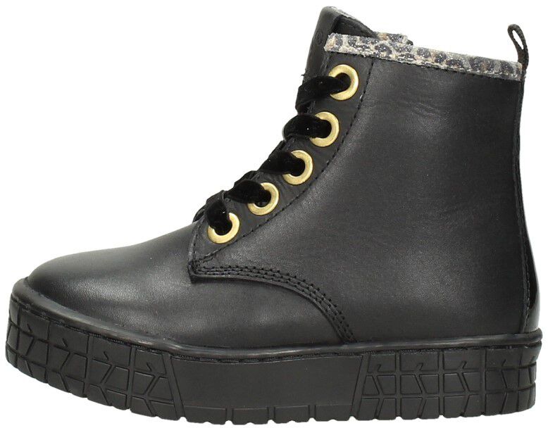 Keq Meisjes veterschoenen zwart