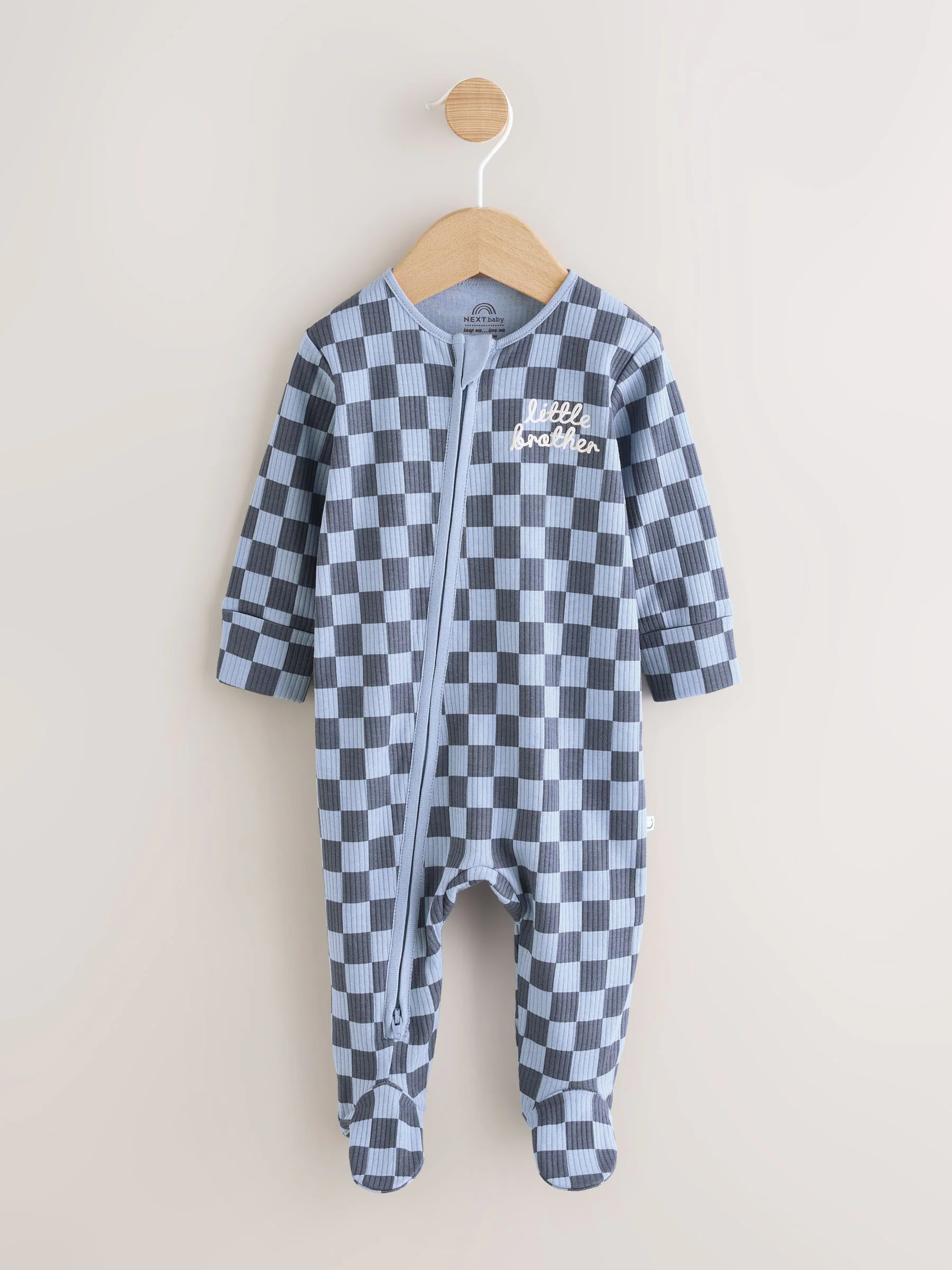 Blauw Little Brother - Baby Family-pyjama (0-2jr)