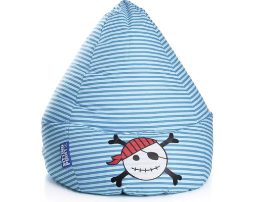 Zitzak Zitpunt Piraat XL ca. 220 liter blauw 70x110 cm