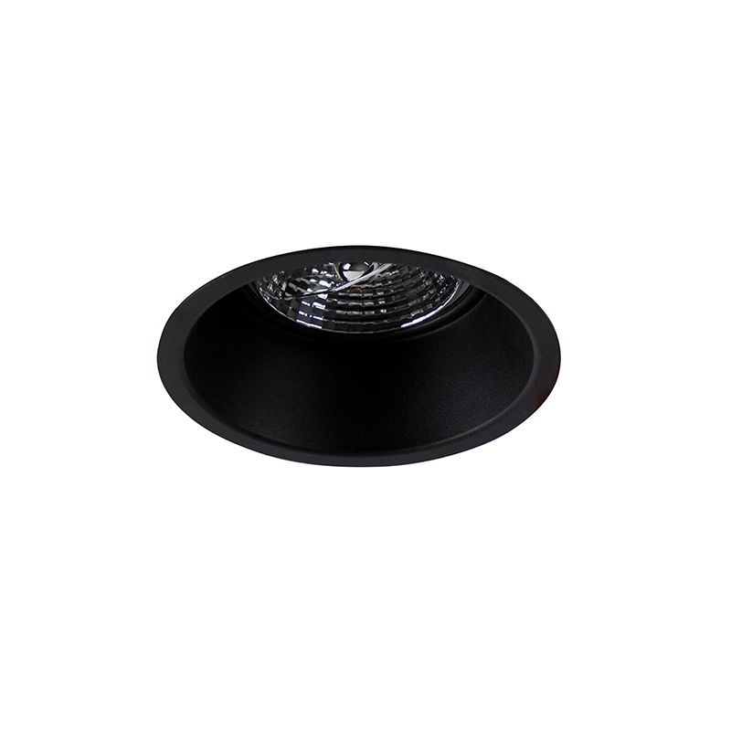 Moderne inbouwspot zwart GU10 70mm - Dept