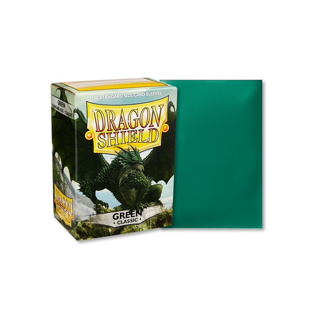 Dragon Shield - Standard 100 Sleeves : Couleur Green