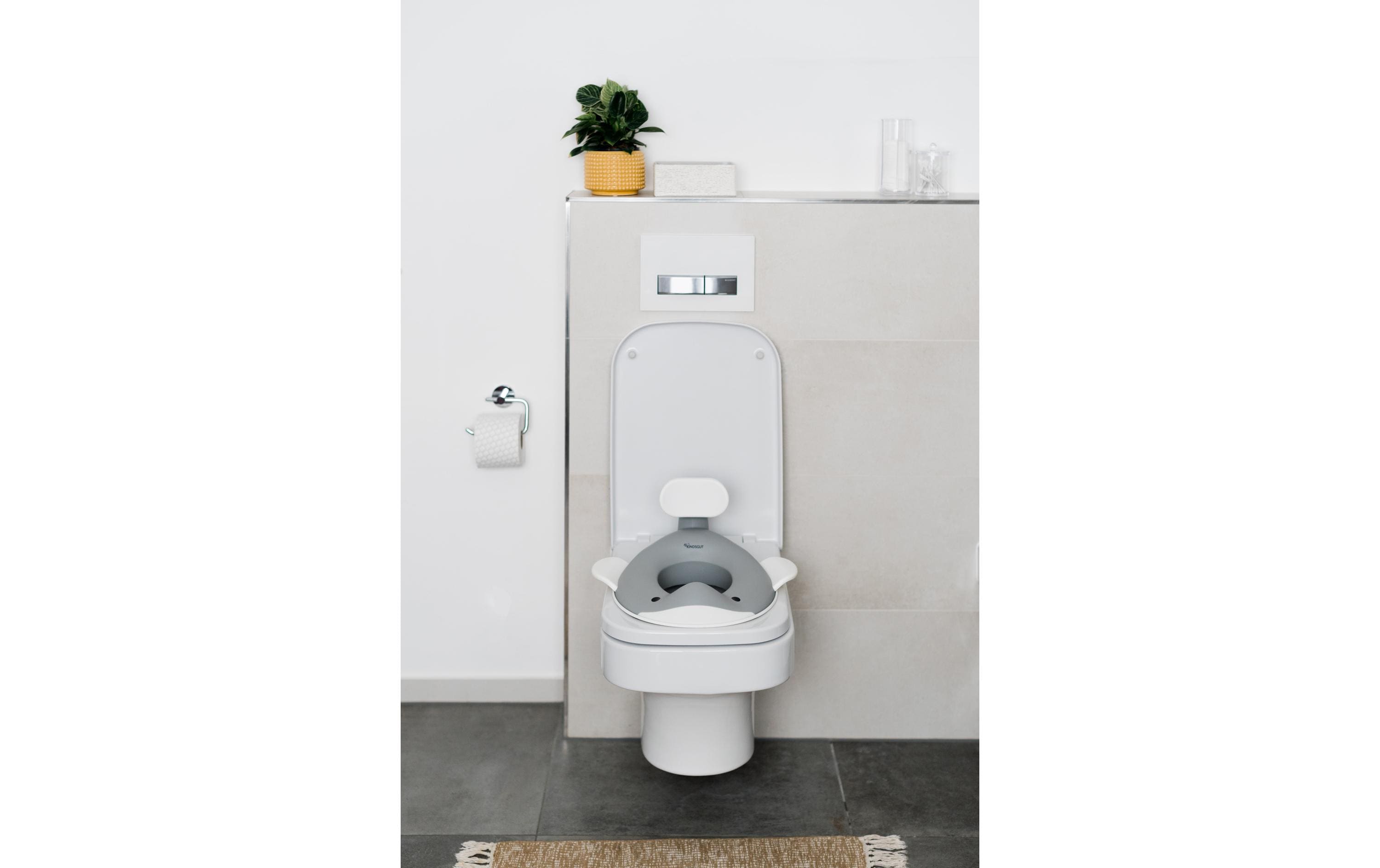 Toilettensitz Wal DunkelgrauToilettensitz für Kinder