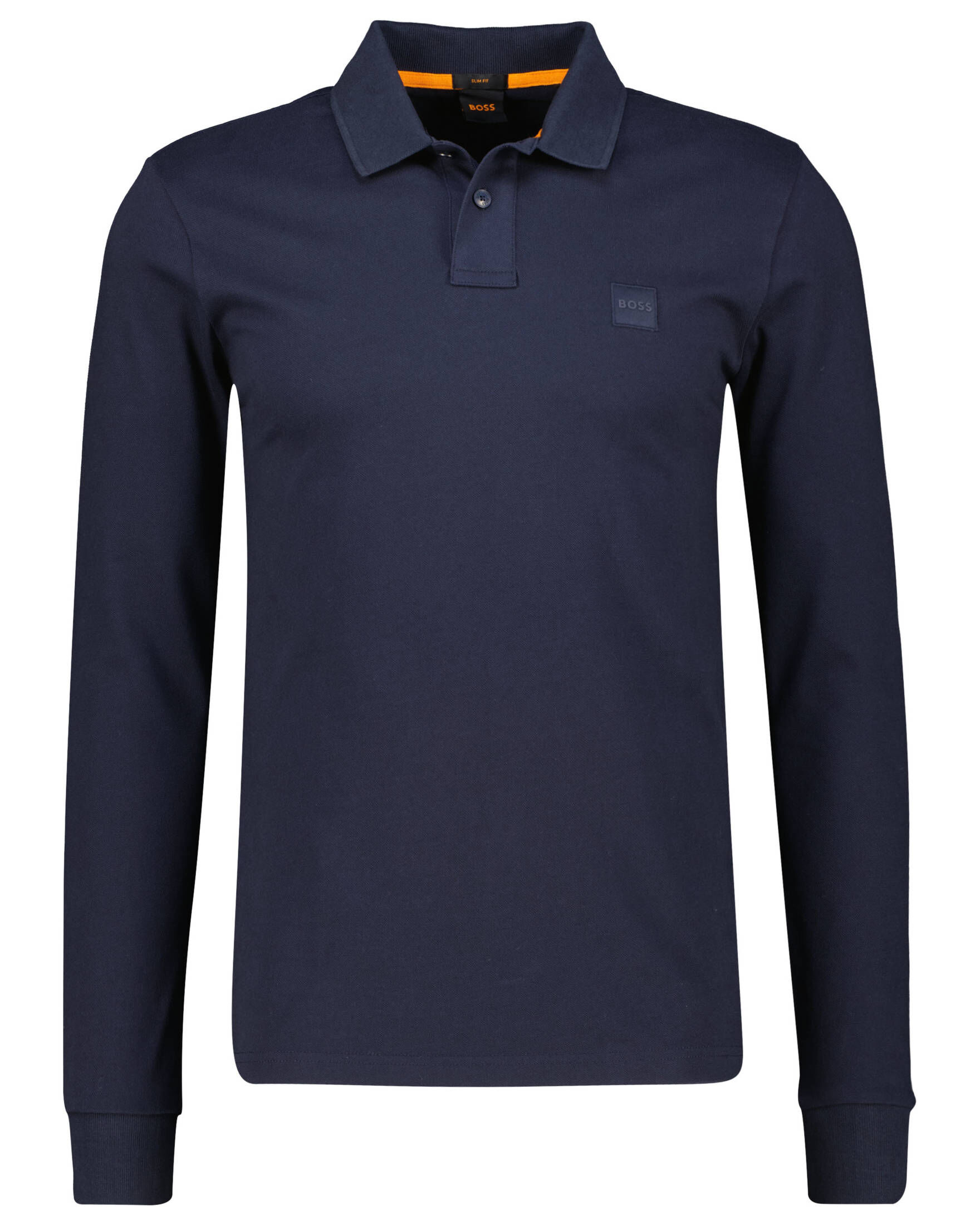 BOSS| Herren Poloshirt PASSERBY Slim Fit Langarm