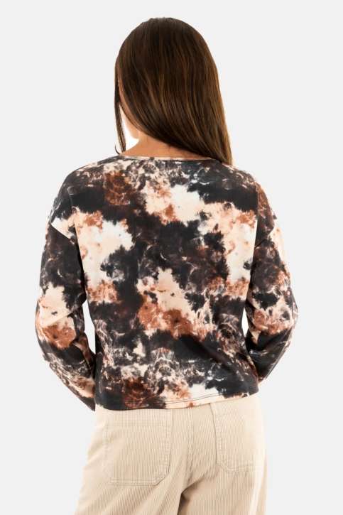 Tee shirt manches longues lola espeleta tp380w24 444 tie & dye