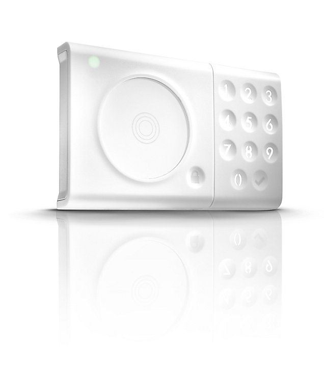 Lecteur de badge pour serrure connectée + clavier à code Somfy 2401555