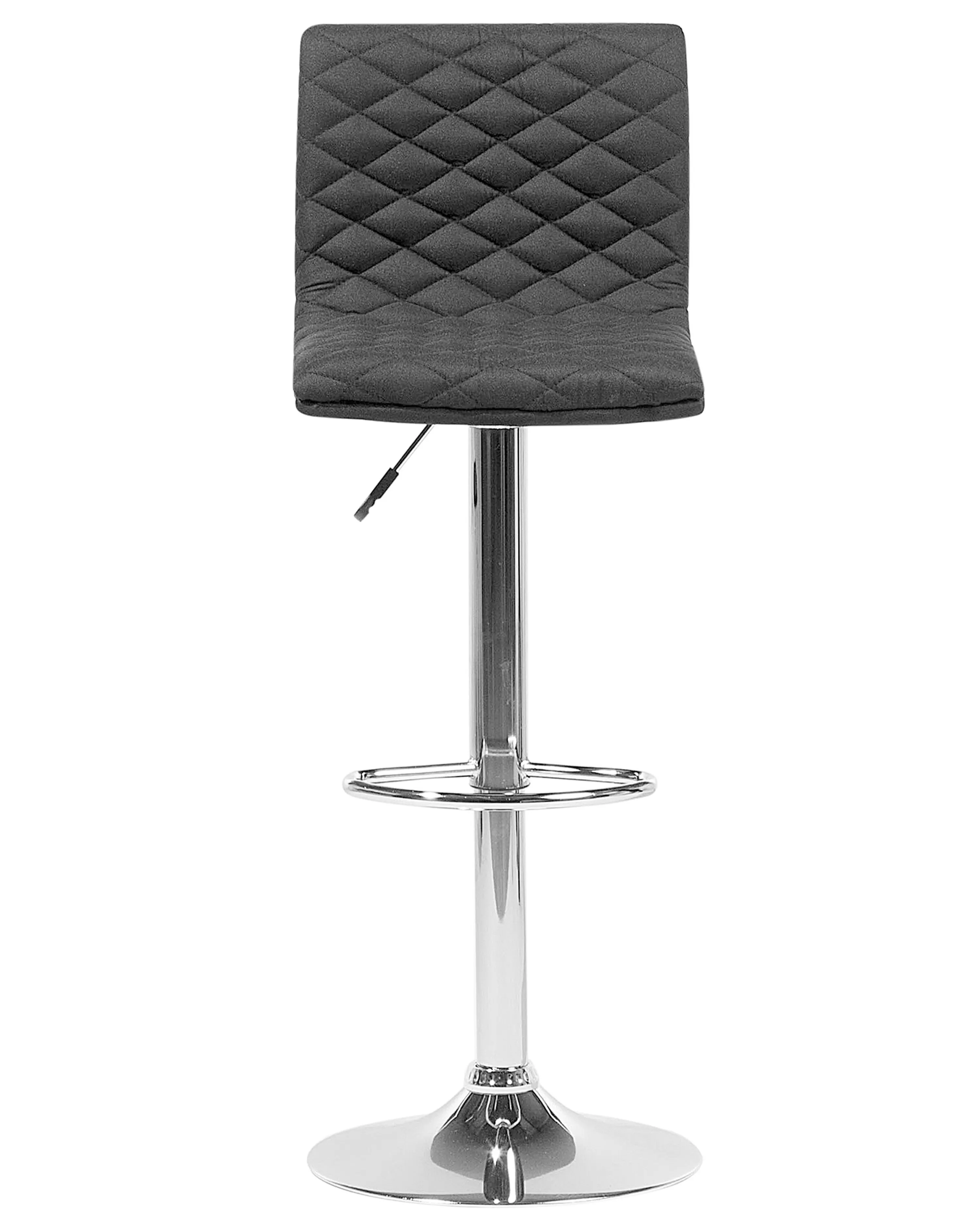 Set van 2 barstoelen ORLANDO draaibaar Zwart