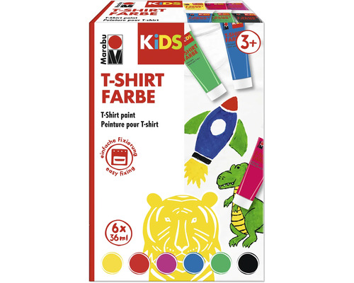 Marabu Kinder T-shirt Assortiment 6x36 ml