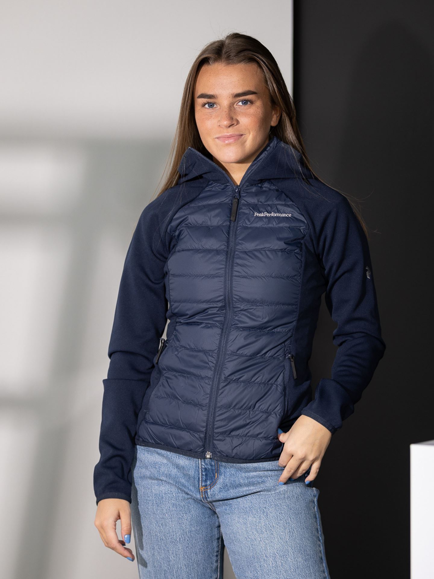 Down Hybrid Hood Jacket