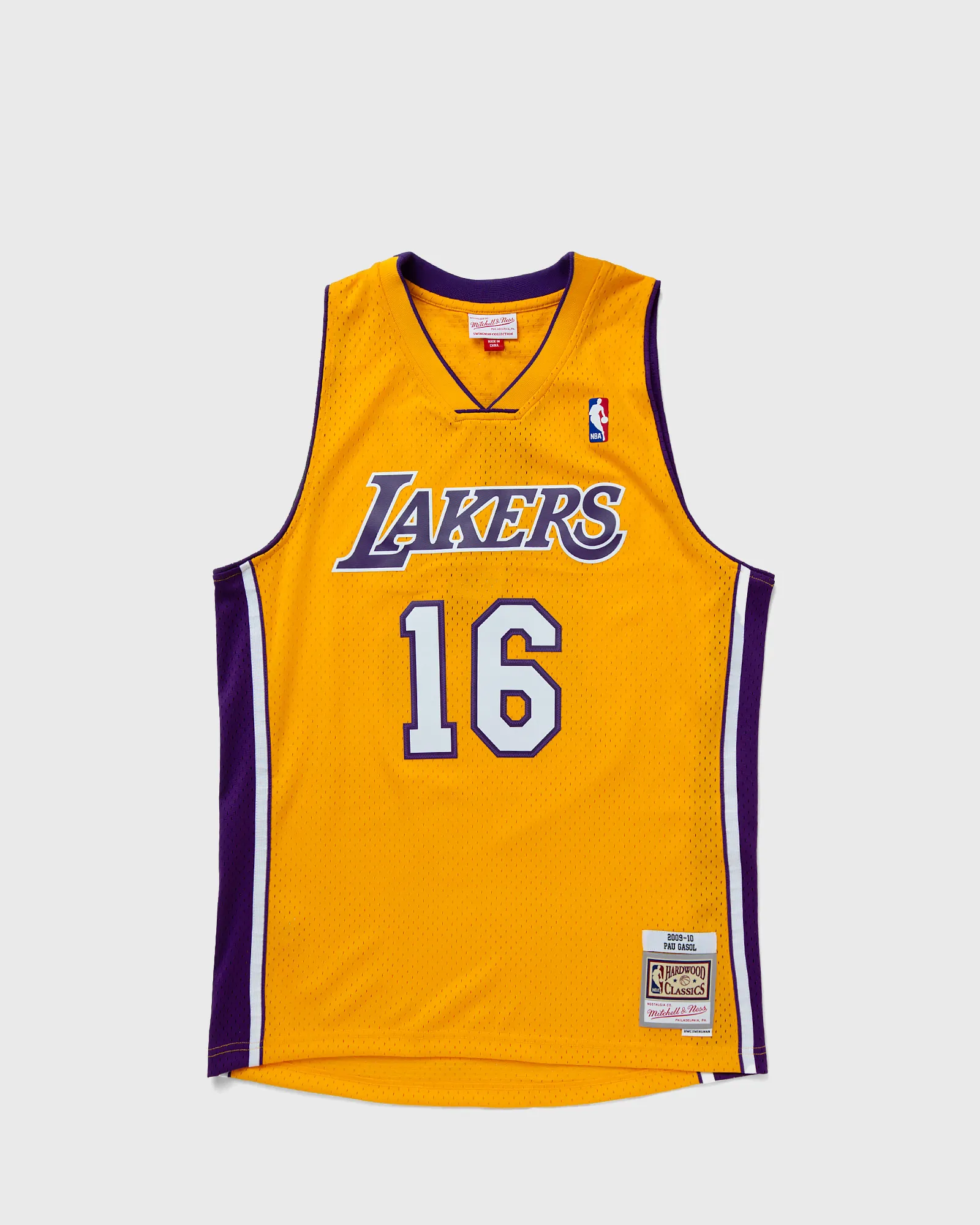 Mitchell & Ness NBA SWINGMAN JERSEY LOS ANGELES LAKERS 2009-10 PAU GASOL #16