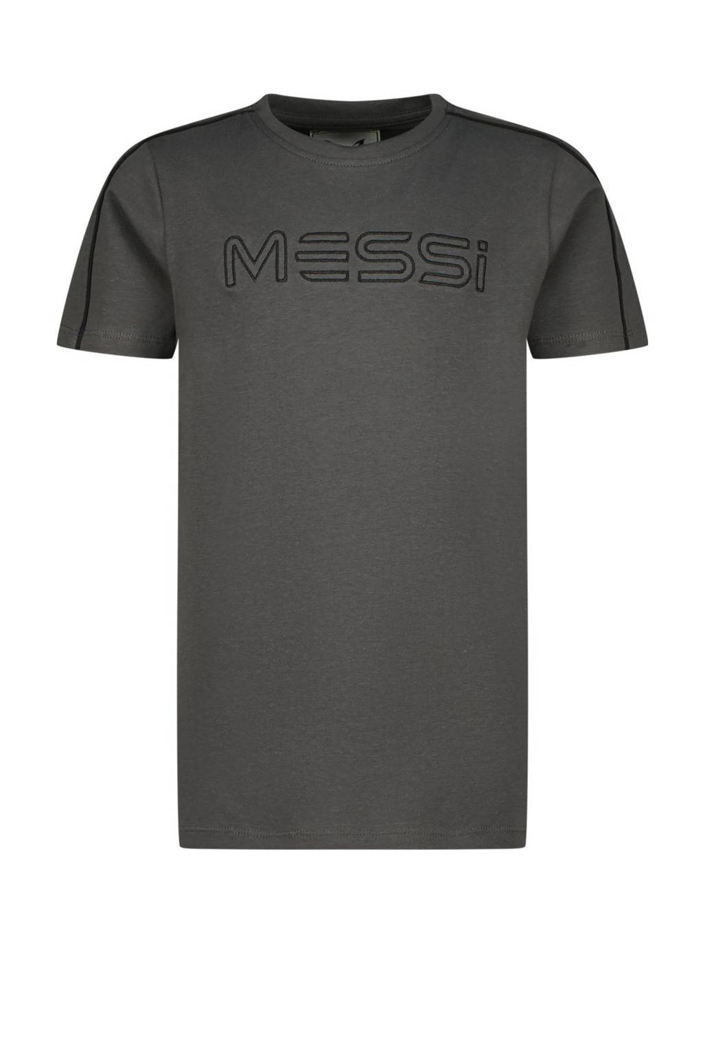 Vingino T-shirt Jaxe met logo donkergrijs