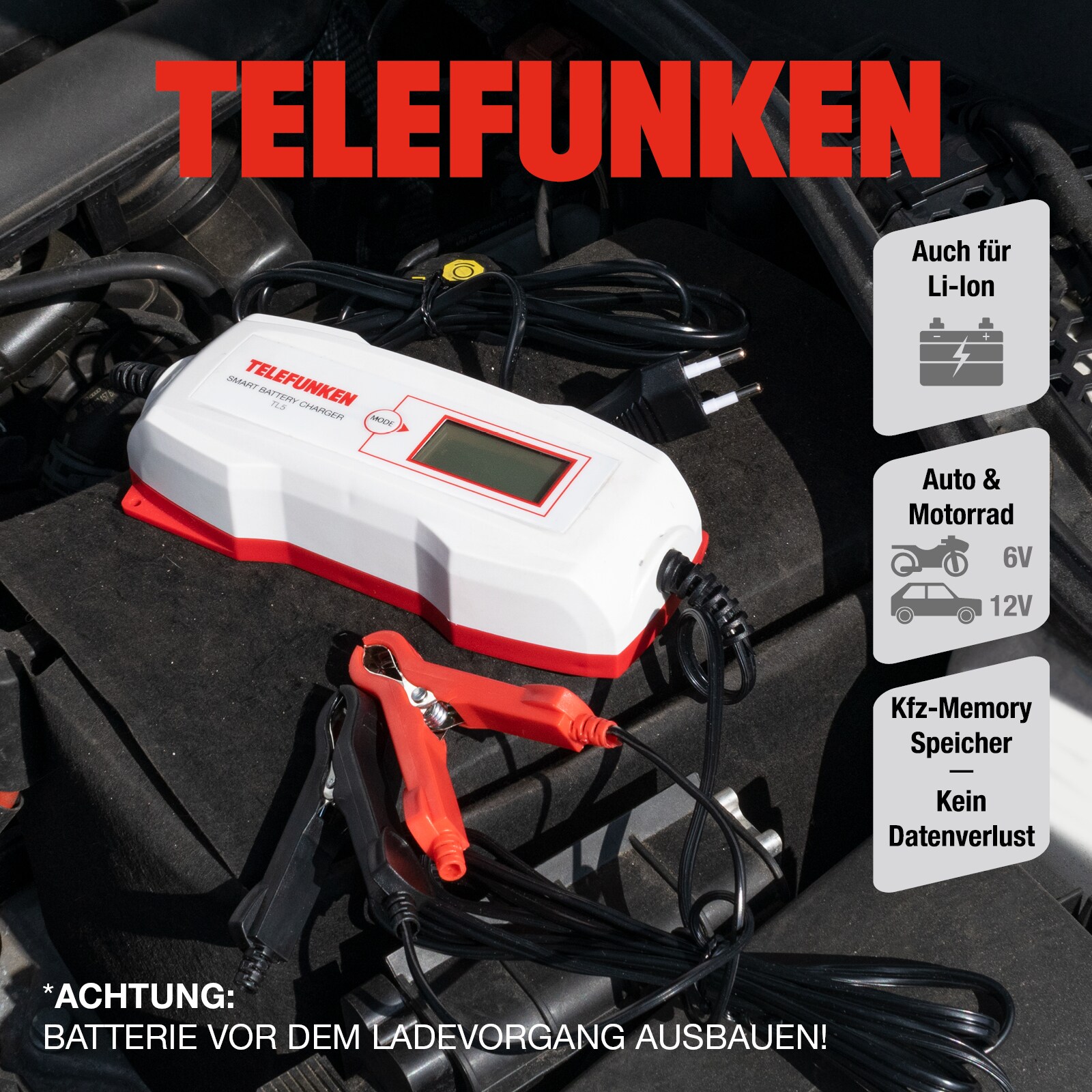 Telefunken Smart Battery Charger TL5