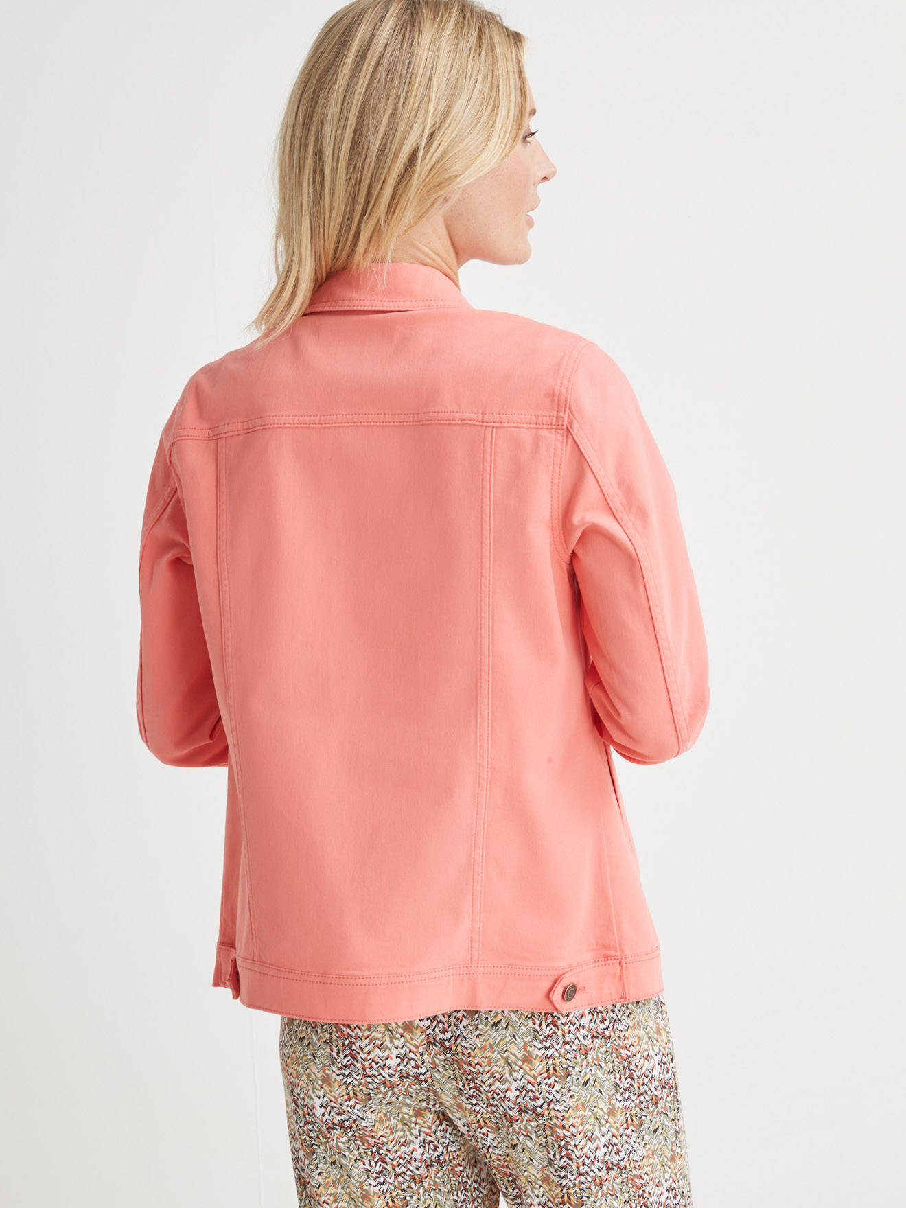 Veste-blouson en tissu stretch