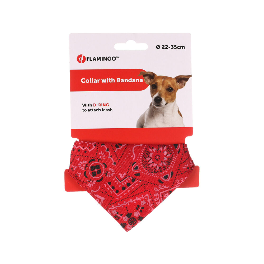 Flamingo Halsband met Bandana