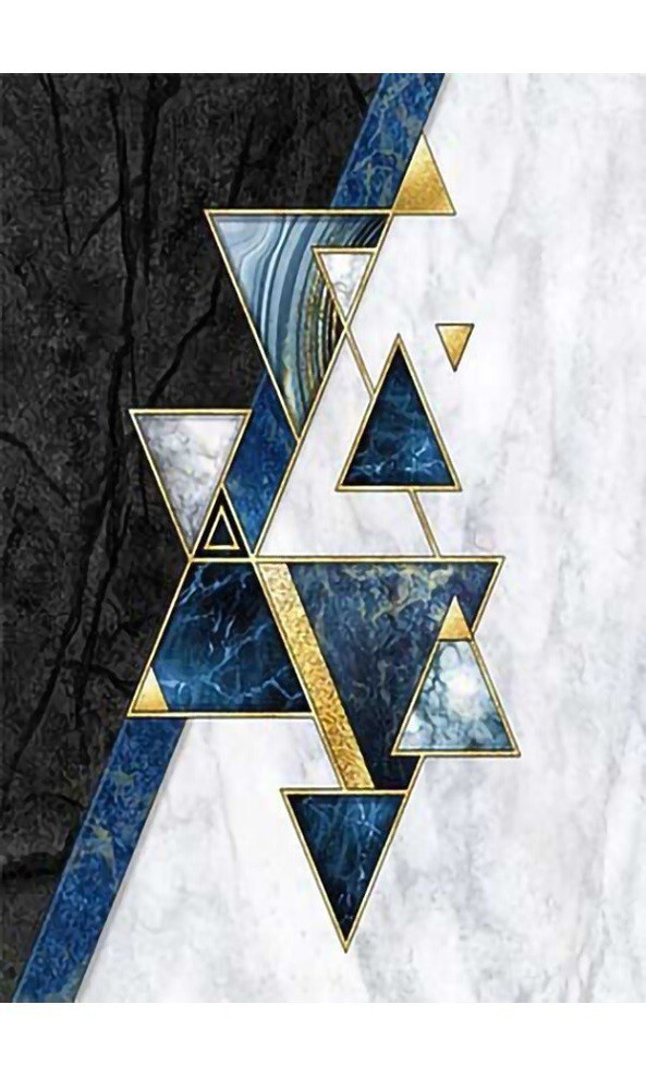Mani Textile TPS_SYM_BLE00 - Tapis de salon SYMETRIE