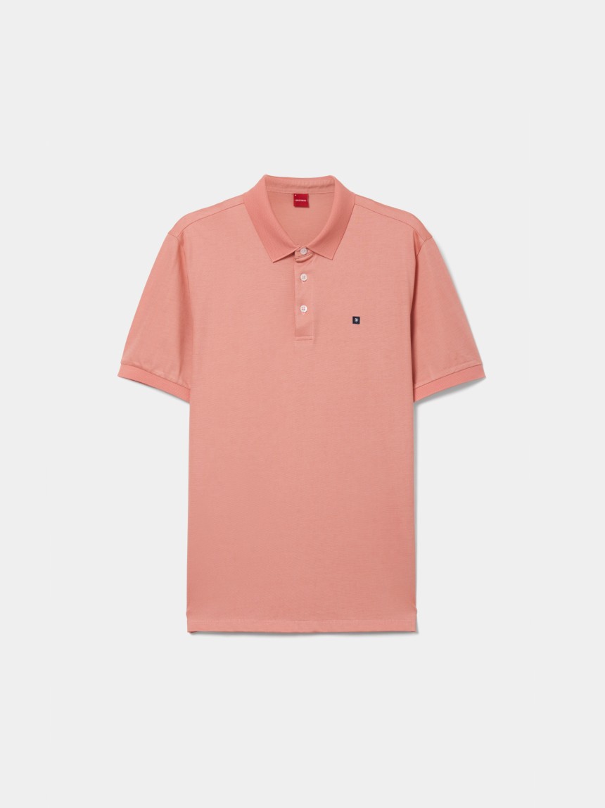 Polo de manga curta regular fit