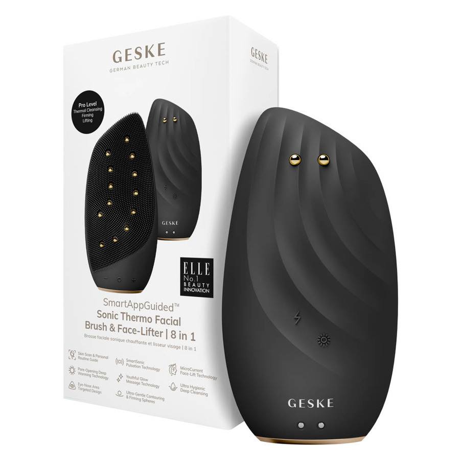 GESKE Sonic Thermo Facial Brush & Face-Lifter 8 in 1 Gray