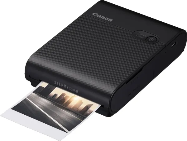 Canon SELPHY Square QX10 - Printer - farve - farvesublimering - 72 x 85 mm op til 0.7 min./side (farve) - Wi-Fi - sort