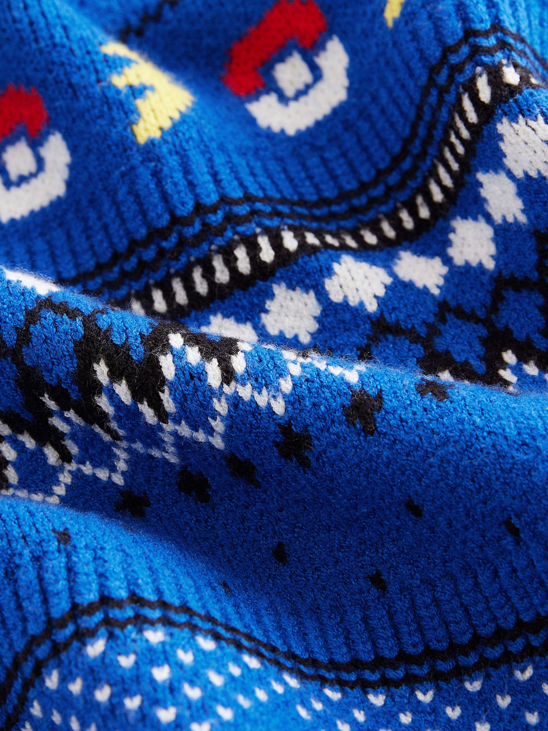 Blauwe Pikachu Pokemon - Kersttrui met Fairisle-patroon en ronde hals (3 - 16 jr)