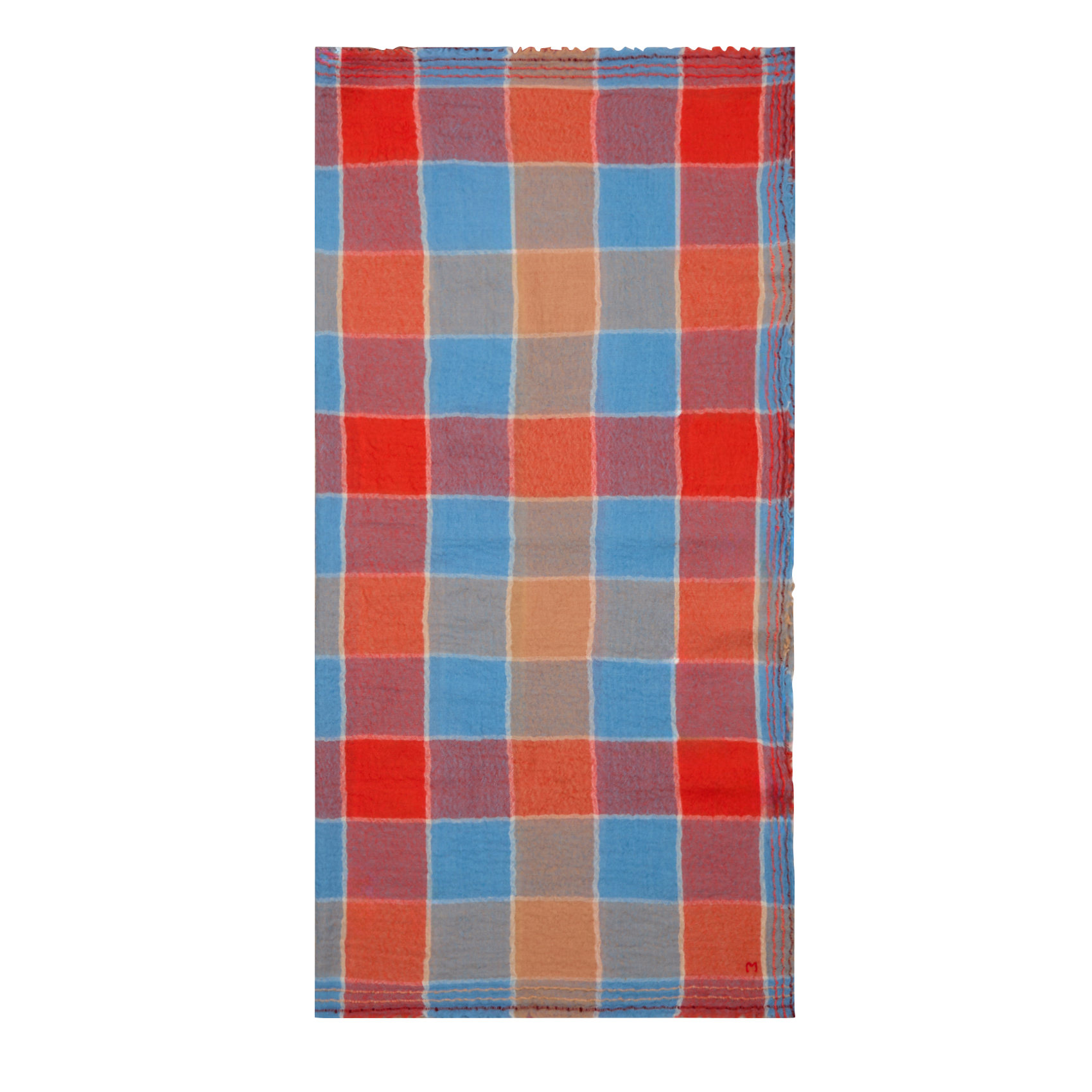 N°686 - Echarpe en laine | Rouge